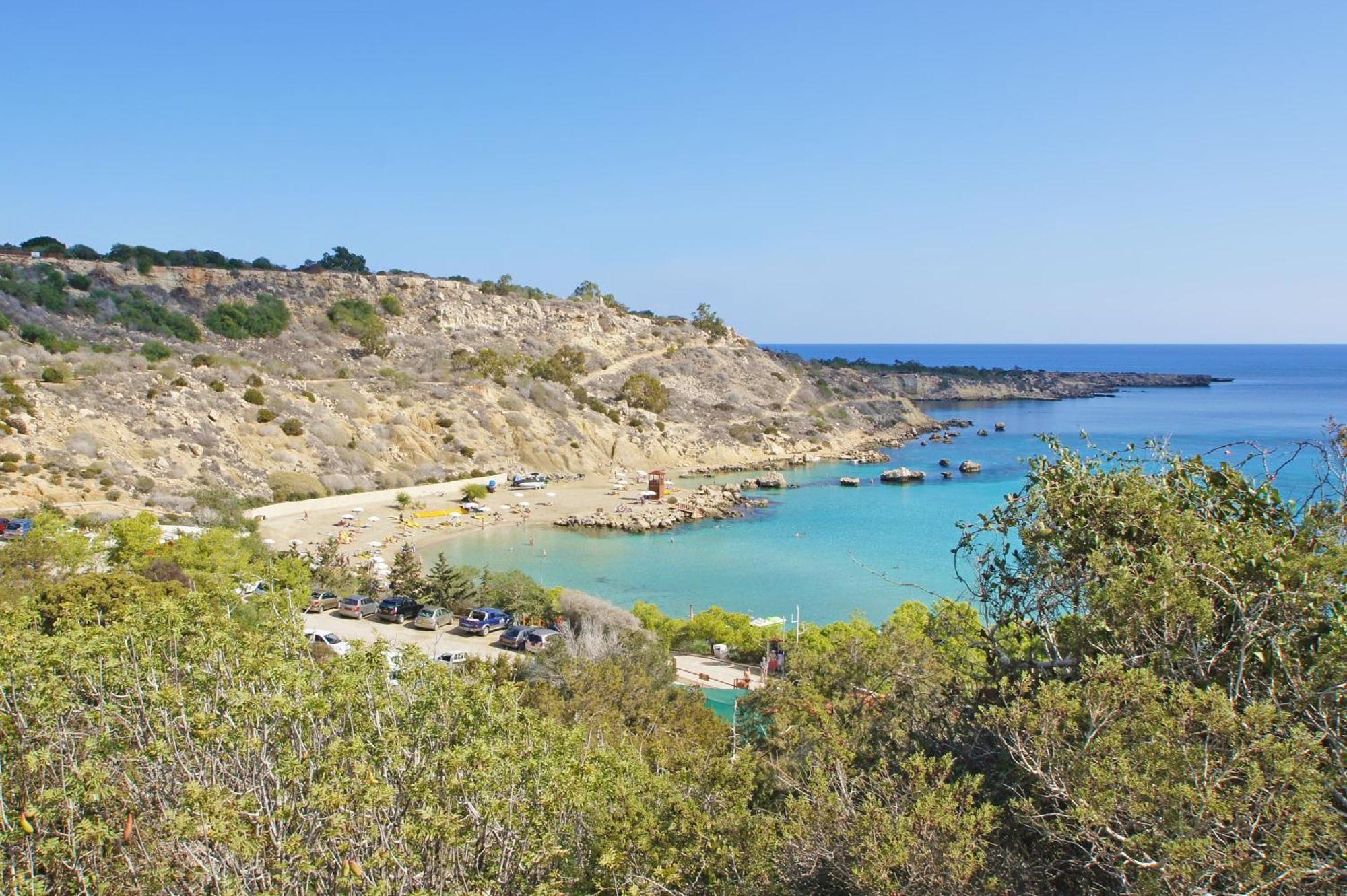 Meryl - Coralli Beachfront Apartment Protaras Bagian luar foto
